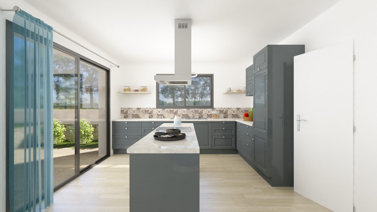 Maison neuve Savigneux cuisine construction maison 336 1